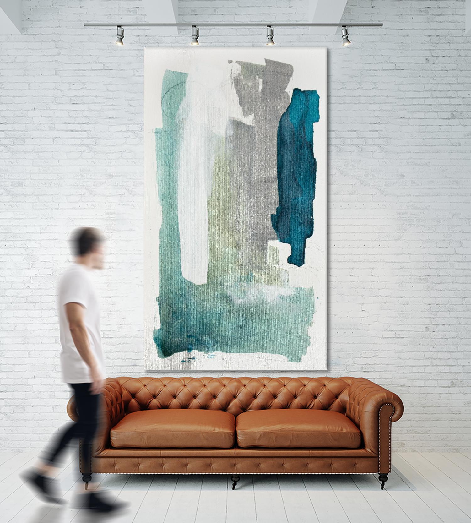 Seaglass III by Julia Contacessi on GIANT ART - blue abstract