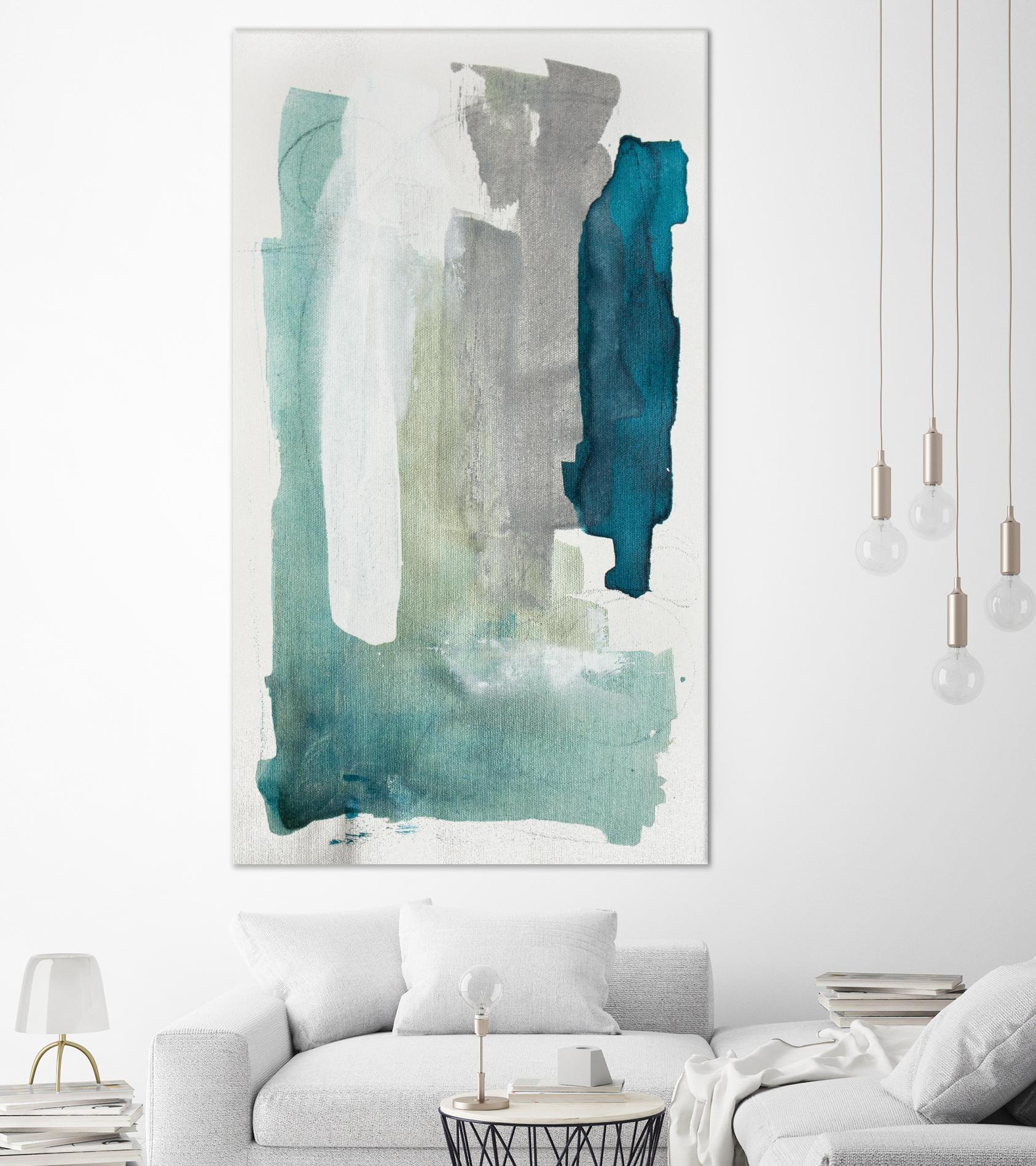 Seaglass III by Julia Contacessi on GIANT ART - blue abstract