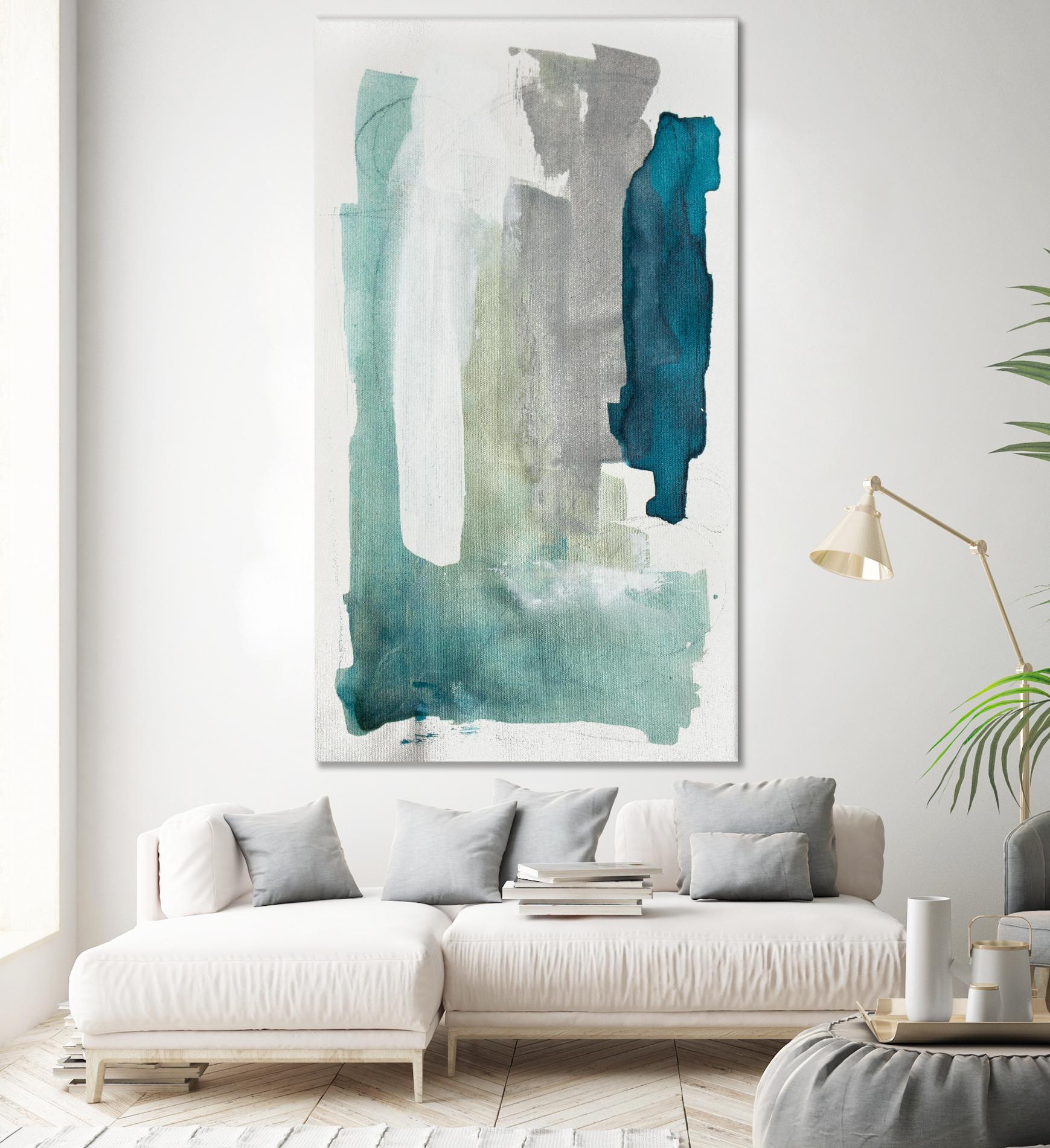 Seaglass III by Julia Contacessi on GIANT ART - blue abstract