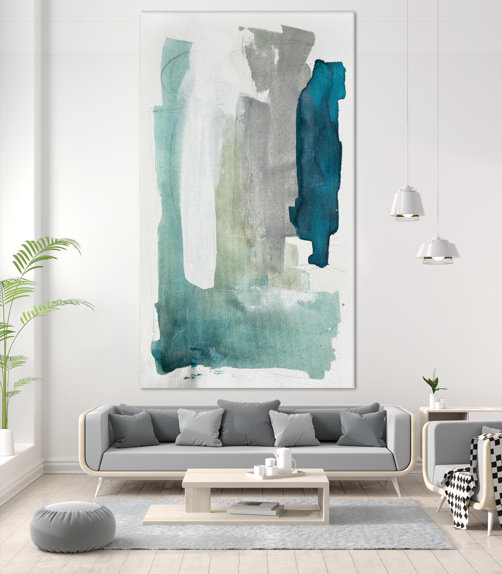 Seaglass III by Julia Contacessi on GIANT ART - blue abstract