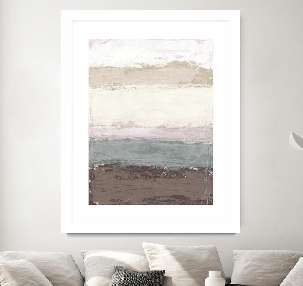 Strata Horizon I par June Erica Vess sur GIANT ART - abstrait brun