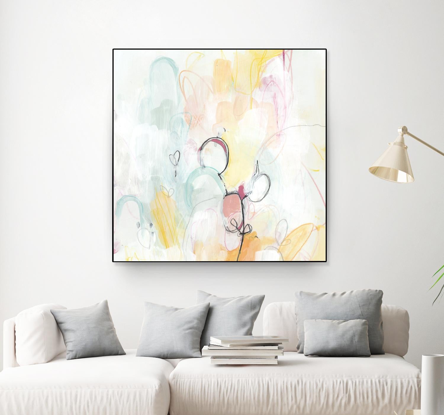 Quarter Note I by June Erica Vess on GIANT ART - abstract