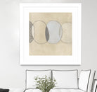 Cellular Division II by June Erica Vess on GIANT ART - brown abstract