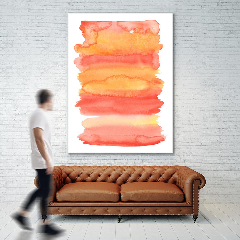 Tangerine II par Naomi McCavitt sur GIANT ART - orange abstrait