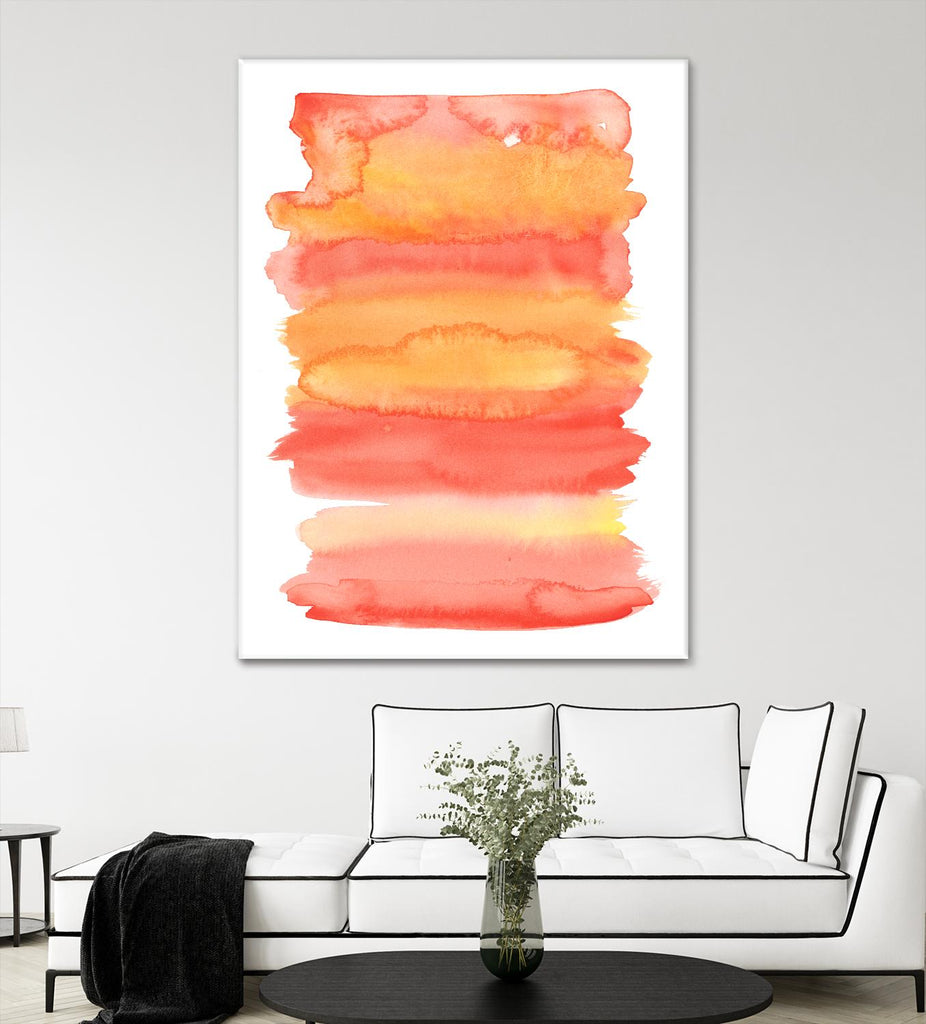 Tangerine II by Naomi McCavitt on GIANT ART - orange abstract