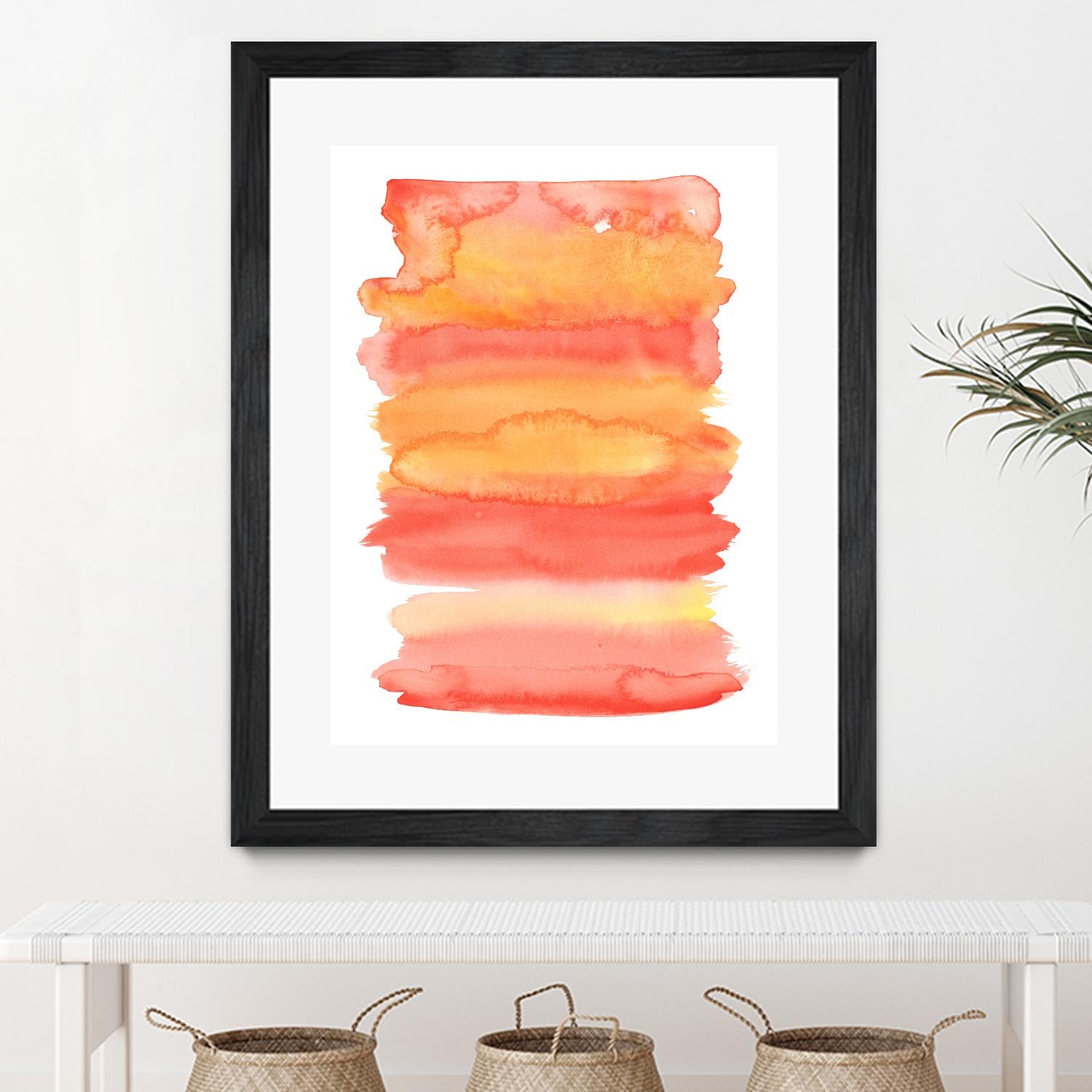 Tangerine II by Naomi McCavitt on GIANT ART - orange abstract