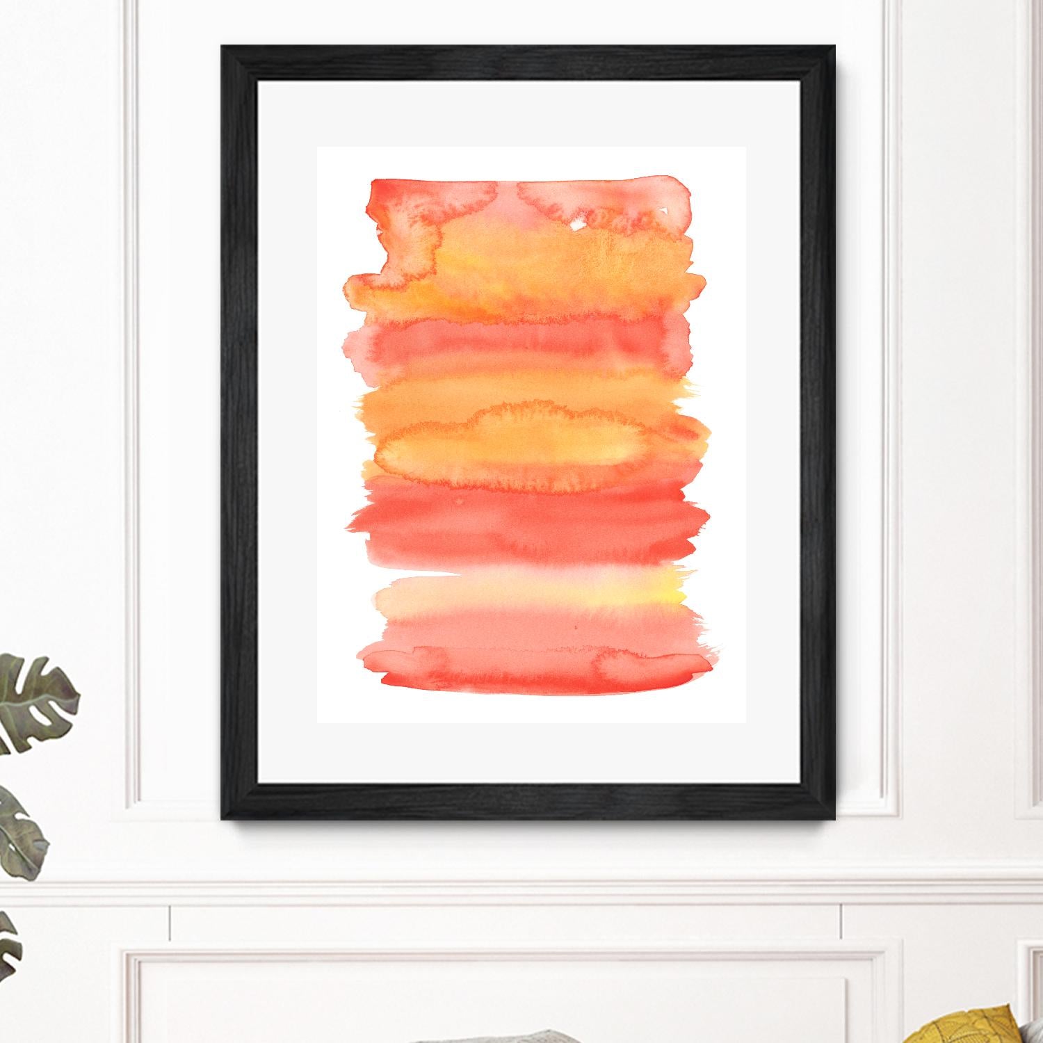 Tangerine II by Naomi McCavitt on GIANT ART - orange abstract