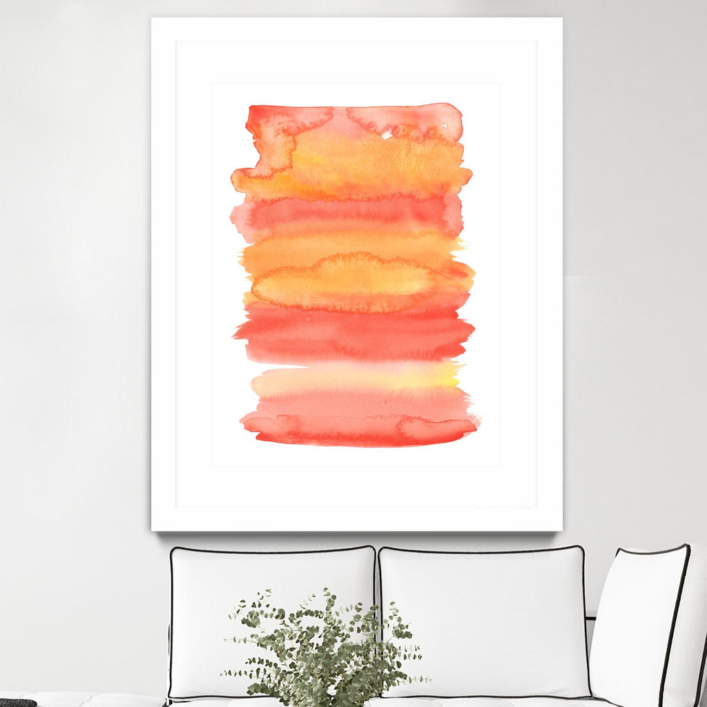 Tangerine II by Naomi McCavitt on GIANT ART - orange abstract