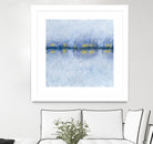 Across the Way I by Ren�e W. Stramel on GIANT ART - blue abstract