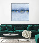 Across the Way I by Ren�e W. Stramel on GIANT ART - blue abstract