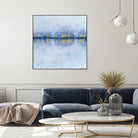 Across the Way I by Ren�e W. Stramel on GIANT ART - blue abstract