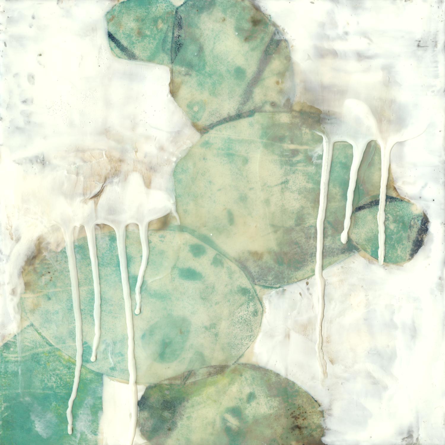 Riverbed I by Jennifer Goldberger on GIANT ART - green abstract