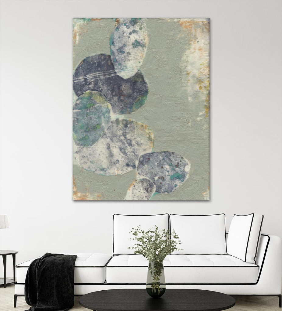 Rock Formations II by Jennifer Goldberger on GIANT ART - green abstract