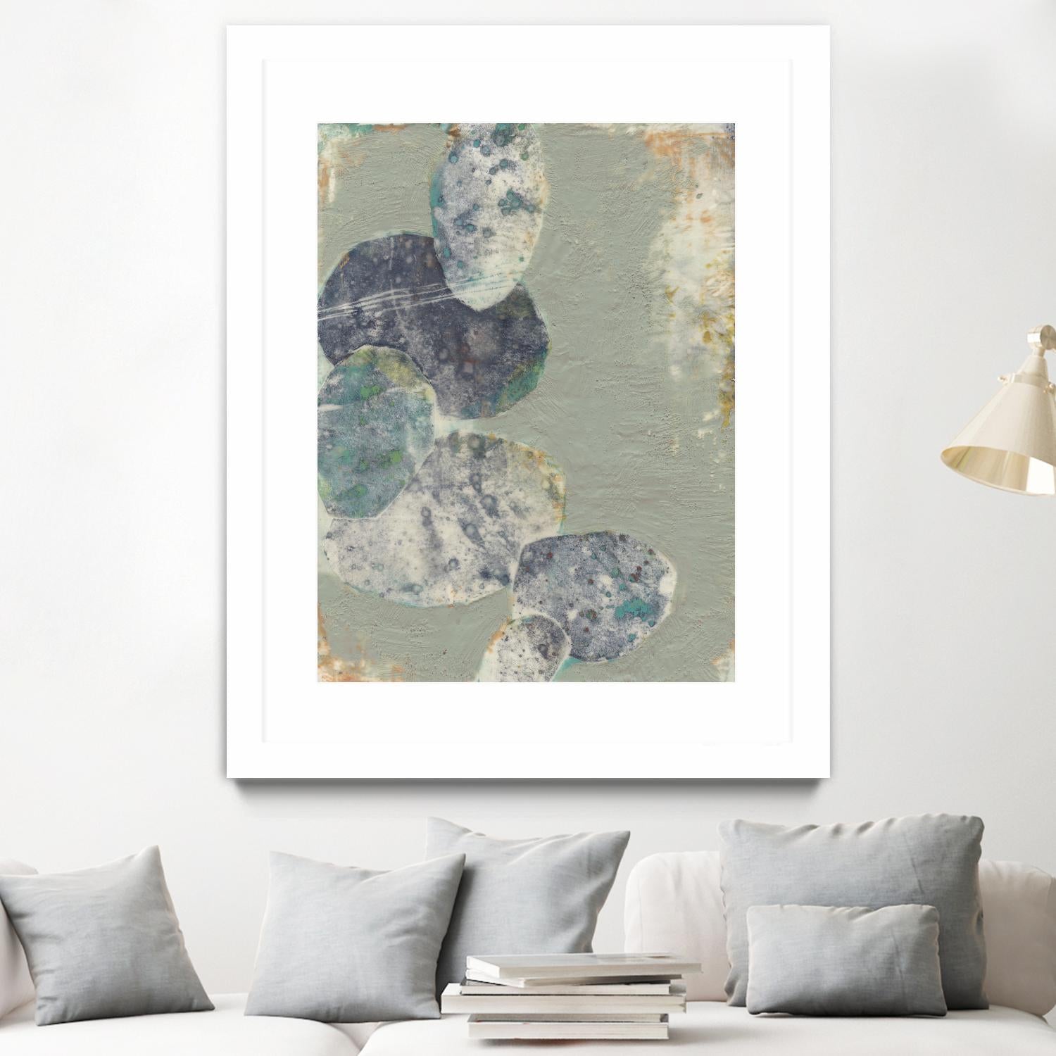 Rock Formations II by Jennifer Goldberger on GIANT ART - green abstract