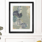 Rock Formations II by Jennifer Goldberger on GIANT ART - green abstract