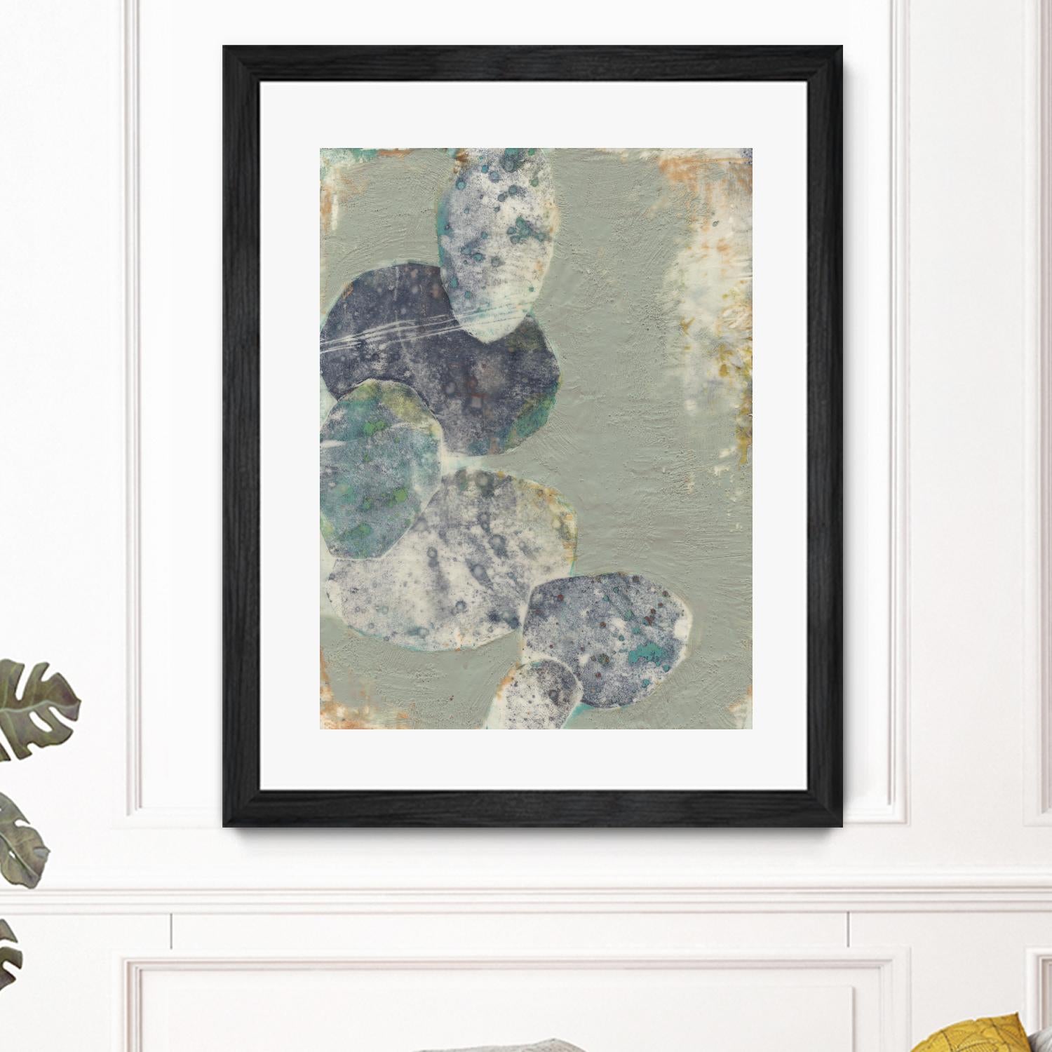 Rock Formations II by Jennifer Goldberger on GIANT ART - green abstract