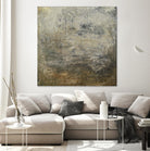 Quiet Marsh I by Sharon Gordon on GIANT ART - brown abstract