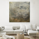 Quiet Marsh I by Sharon Gordon on GIANT ART - brown abstract
