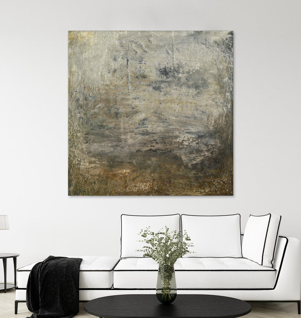 Quiet Marsh I by Sharon Gordon on GIANT ART - brown abstract