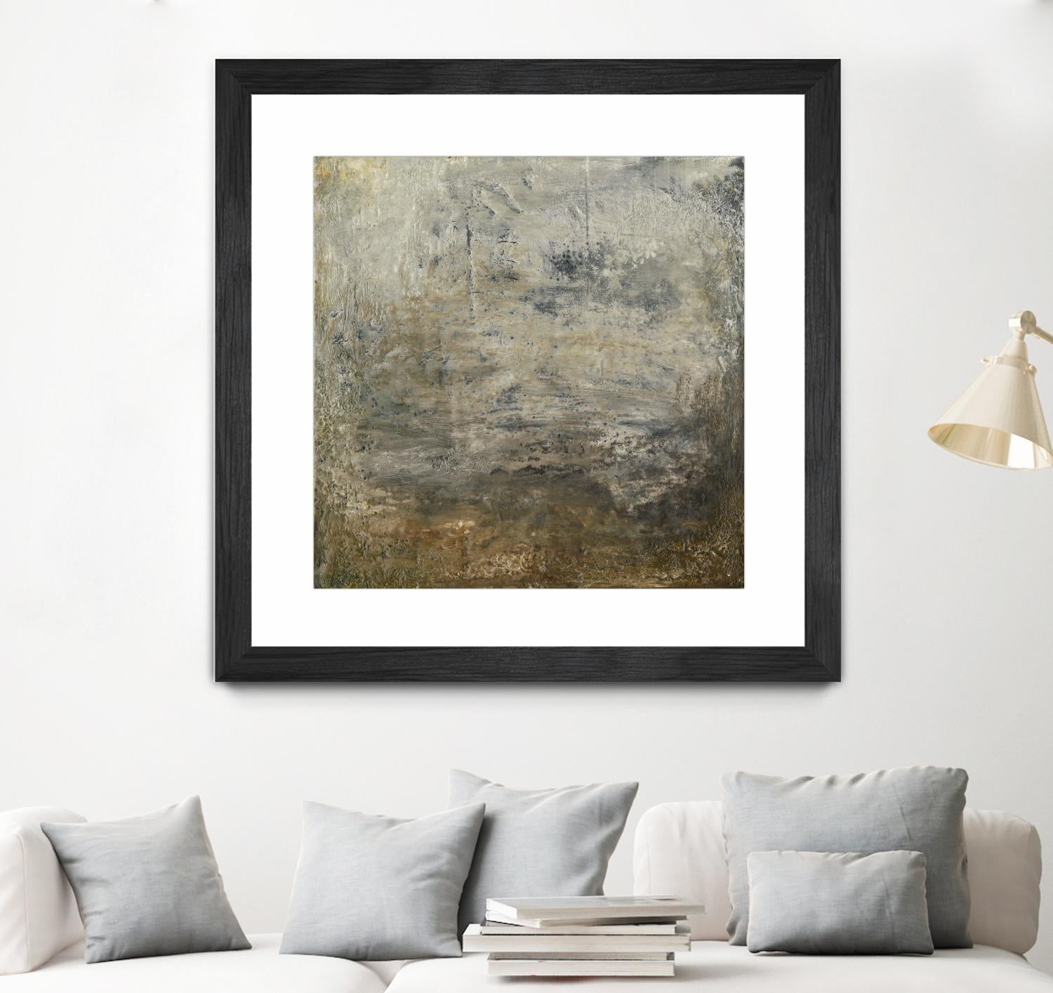 Quiet Marsh I by Sharon Gordon on GIANT ART - brown abstract