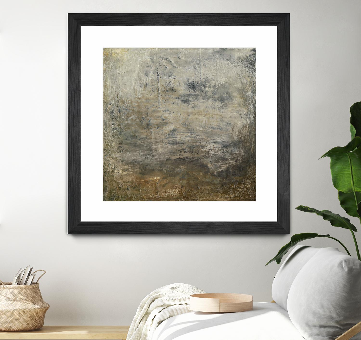 Quiet Marsh I by Sharon Gordon on GIANT ART - brown abstract