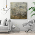 Quiet Marsh I by Sharon Gordon on GIANT ART - brown abstract