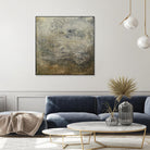 Quiet Marsh I by Sharon Gordon on GIANT ART - brown abstract