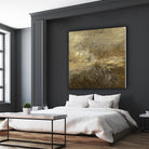 Quiet Marsh II by Sharon Gordon on GIANT ART - brown abstract