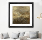 Quiet Marsh II by Sharon Gordon on GIANT ART - brown abstract