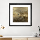 Quiet Marsh II by Sharon Gordon on GIANT ART - brown abstract