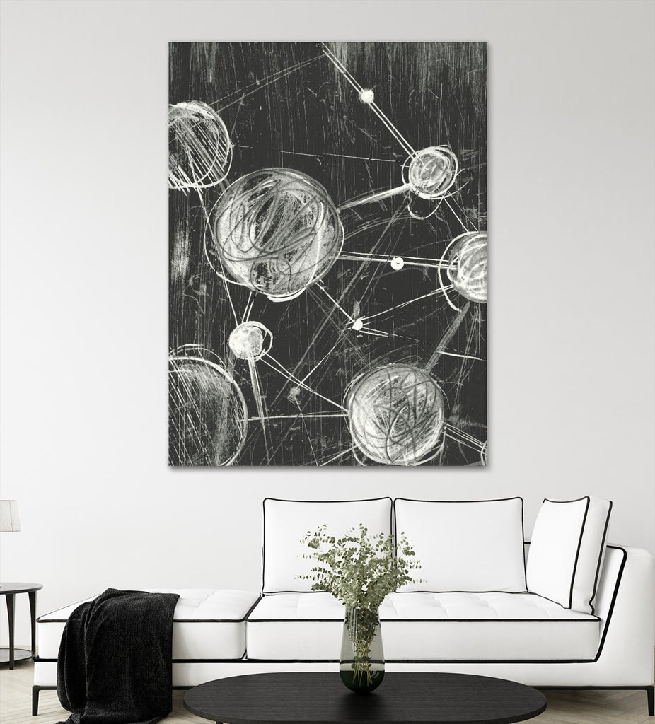 Molecular Fusion I by Ethan Harper on GIANT ART - black abstract