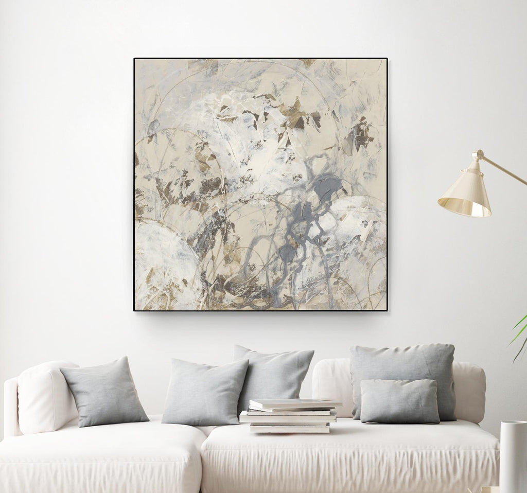 Impasto Gesture I by June Erica Vess on GIANT ART - brown abstract