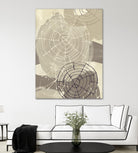 Spiral Gesture I by June Erica Vess on GIANT ART - brown abstract