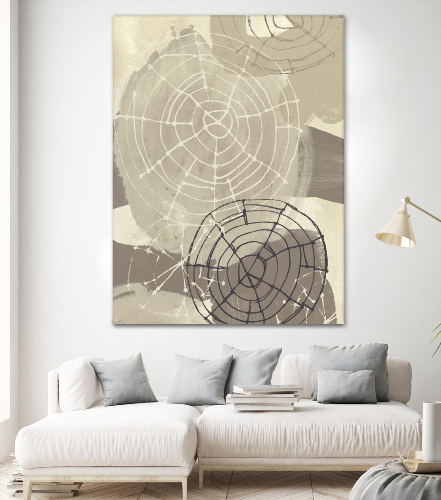 Spiral Gesture I by June Erica Vess on GIANT ART - brown abstract