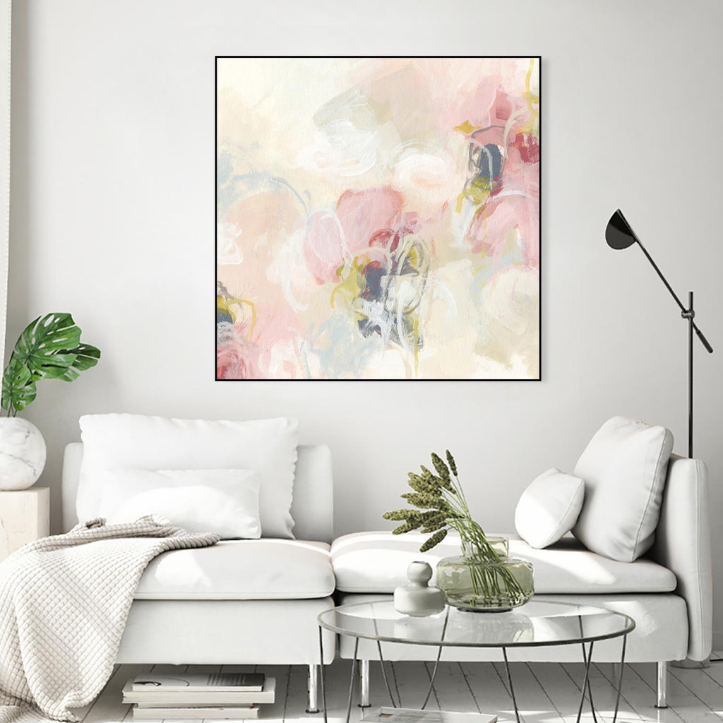 Cherry Blossom II by June Erica Vess on GIANT ART - pink abstract