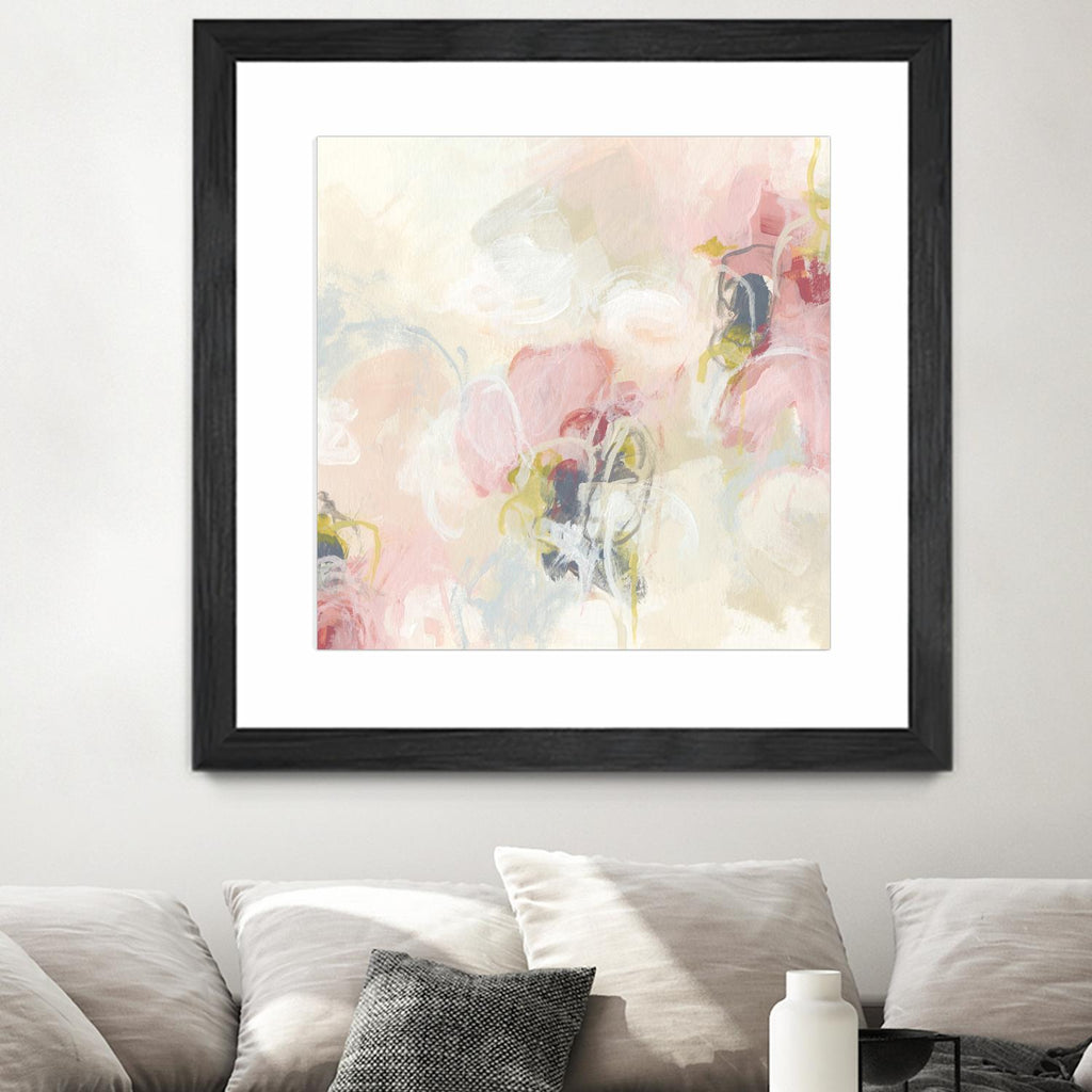 Cherry Blossom II by June Erica Vess on GIANT ART - pink abstract
