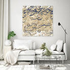 Arabic Abstract I by Jennifer Goldberger on GIANT ART - brown abstract