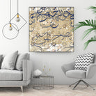Arabic Abstract I by Jennifer Goldberger on GIANT ART - brown abstract