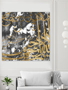 Arabic Abstract V by Jennifer Goldberger on GIANT ART - abstract