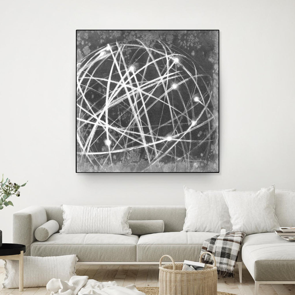 Interstellar I par Ethan Harper sur GIANT ART - abstrait noir