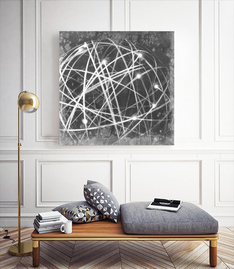 Interstellar I par Ethan Harper sur GIANT ART - abstrait noir