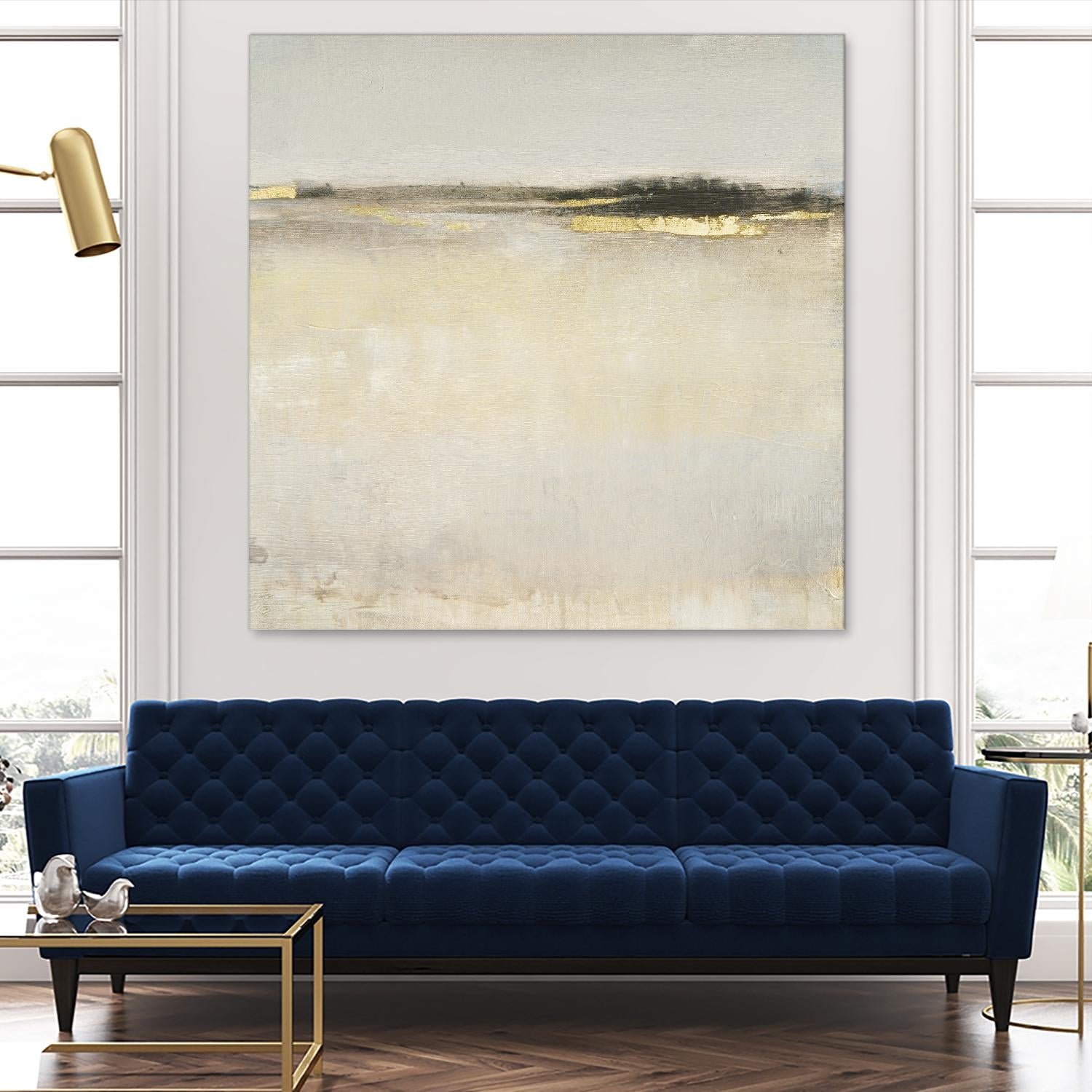 Embellished Subtle Scape I by Tim O'Tool on GIANT ART - gold abstract