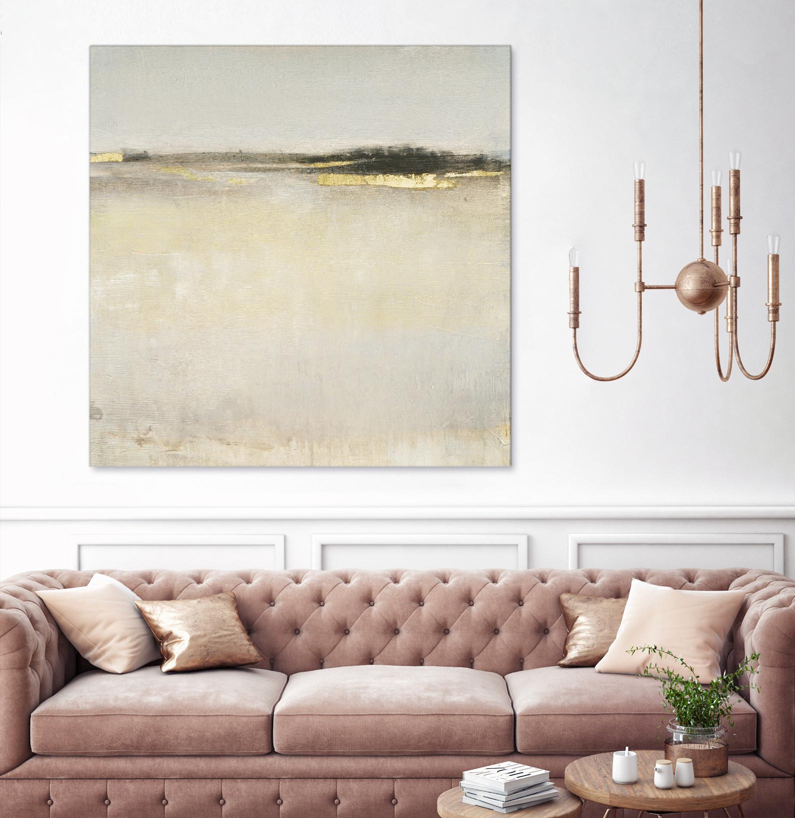 Embellished Subtle Scape I by Tim O'Tool on GIANT ART - gold abstract