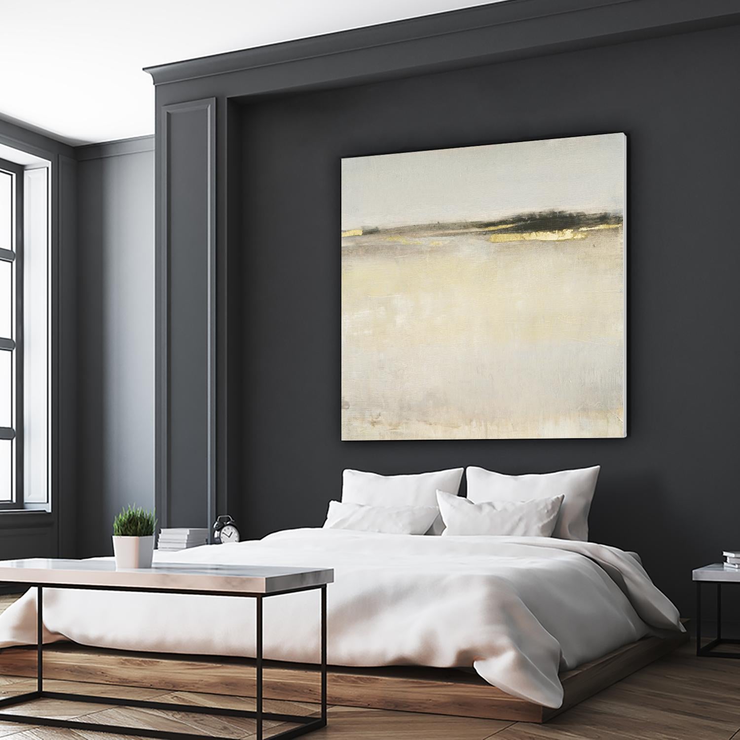 Embellished Subtle Scape I by Tim O'Tool on GIANT ART - gold abstract