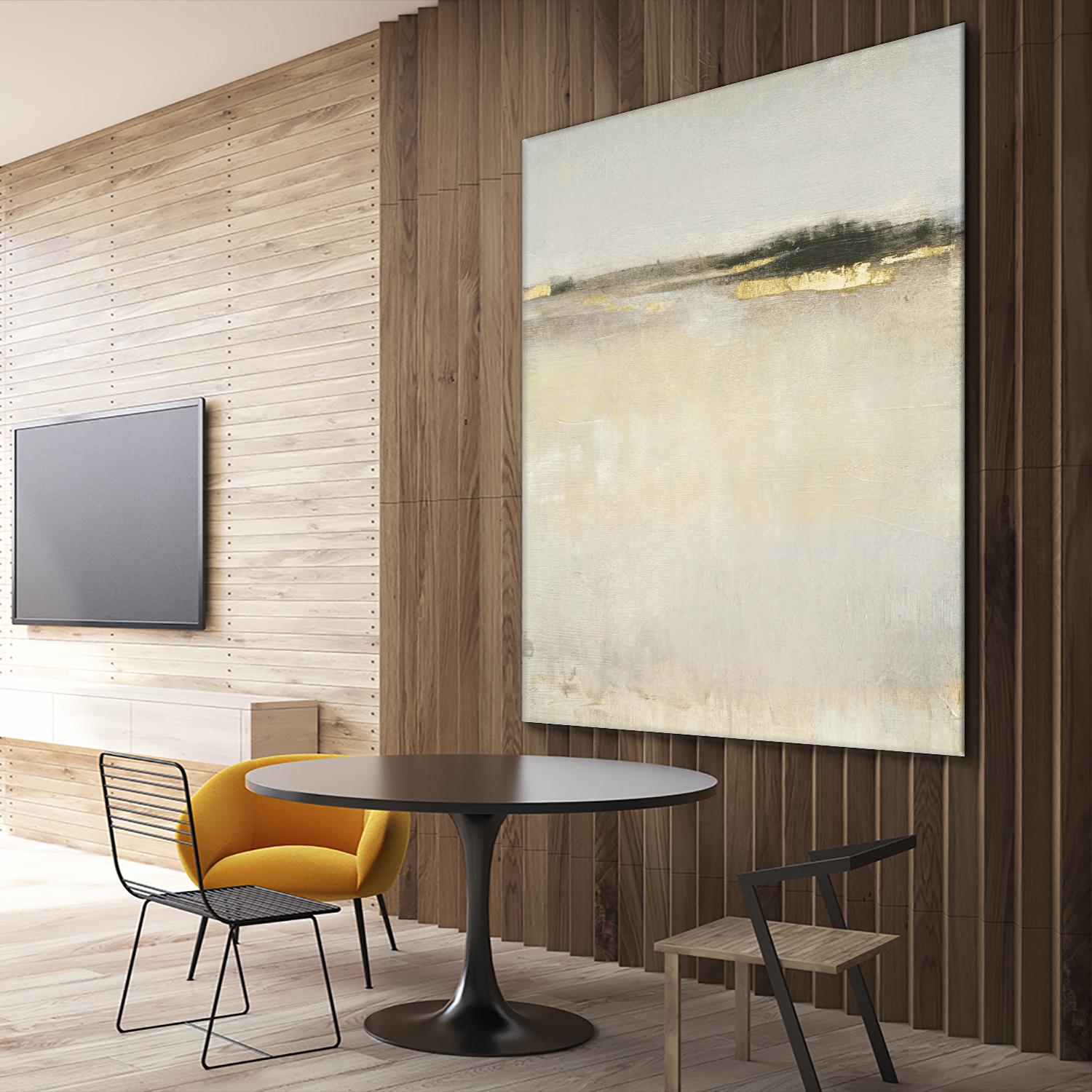 Embellished Subtle Scape I by Tim O'Tool on GIANT ART - gold abstract