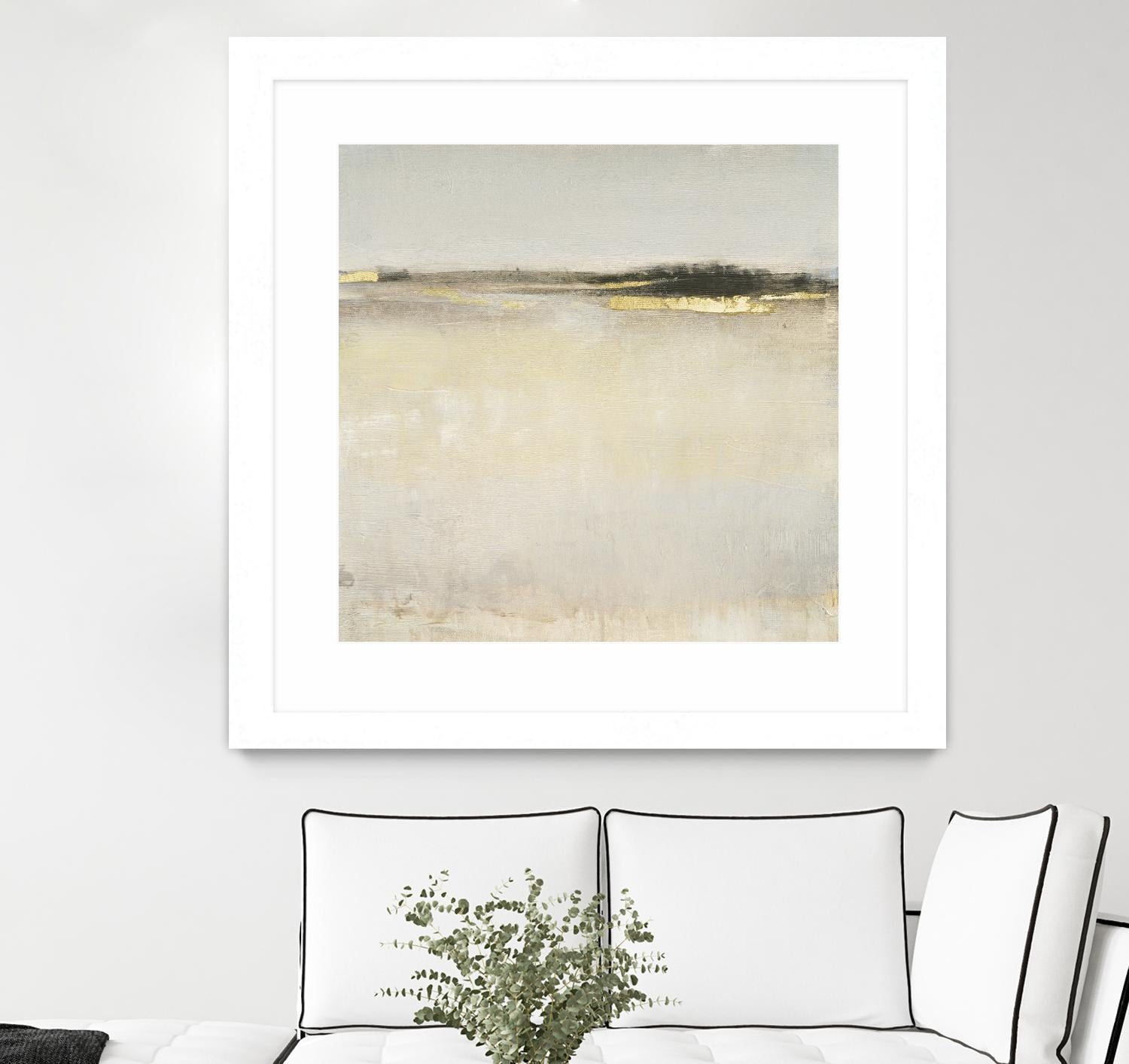 Embellished Subtle Scape I by Tim O'Tool on GIANT ART - gold abstract