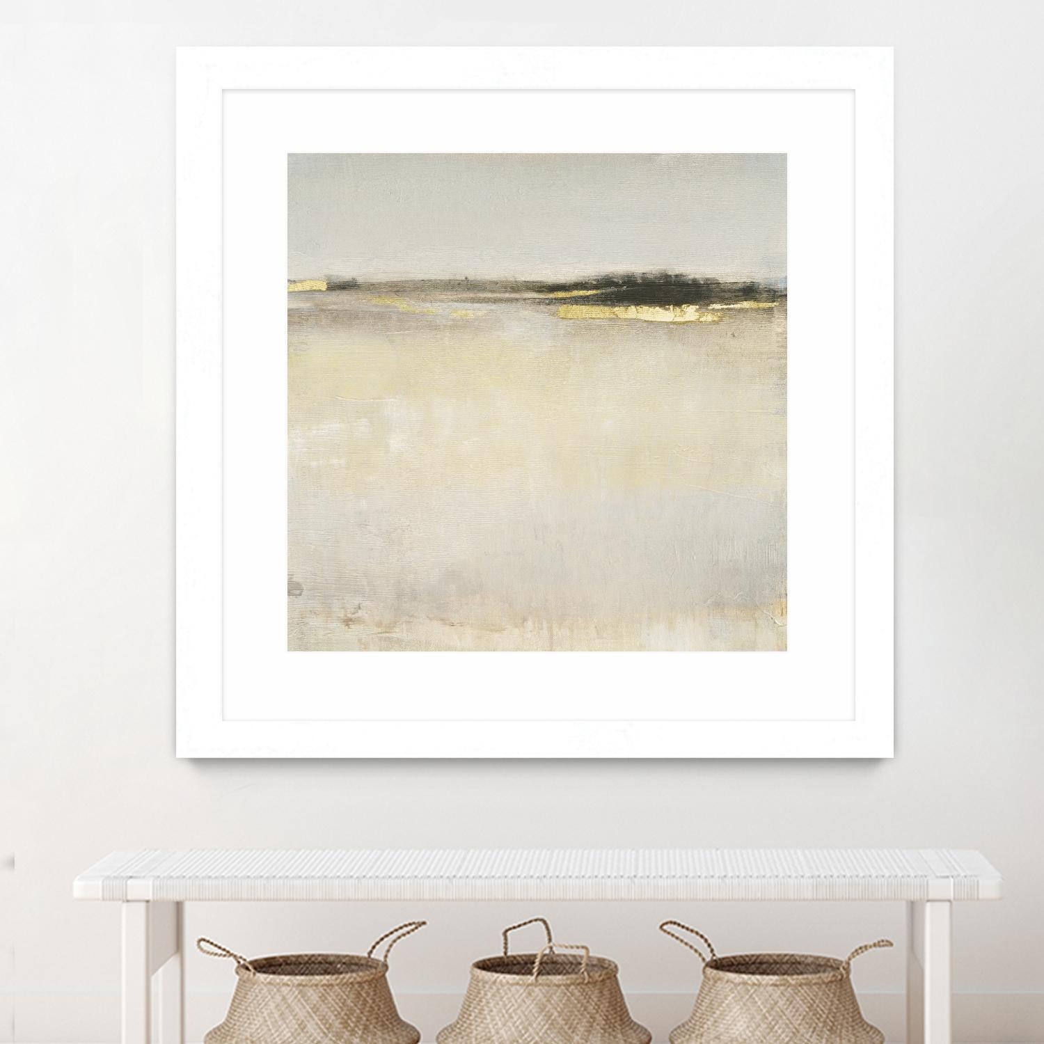 Embellished Subtle Scape I by Tim O'Tool on GIANT ART - gold abstract