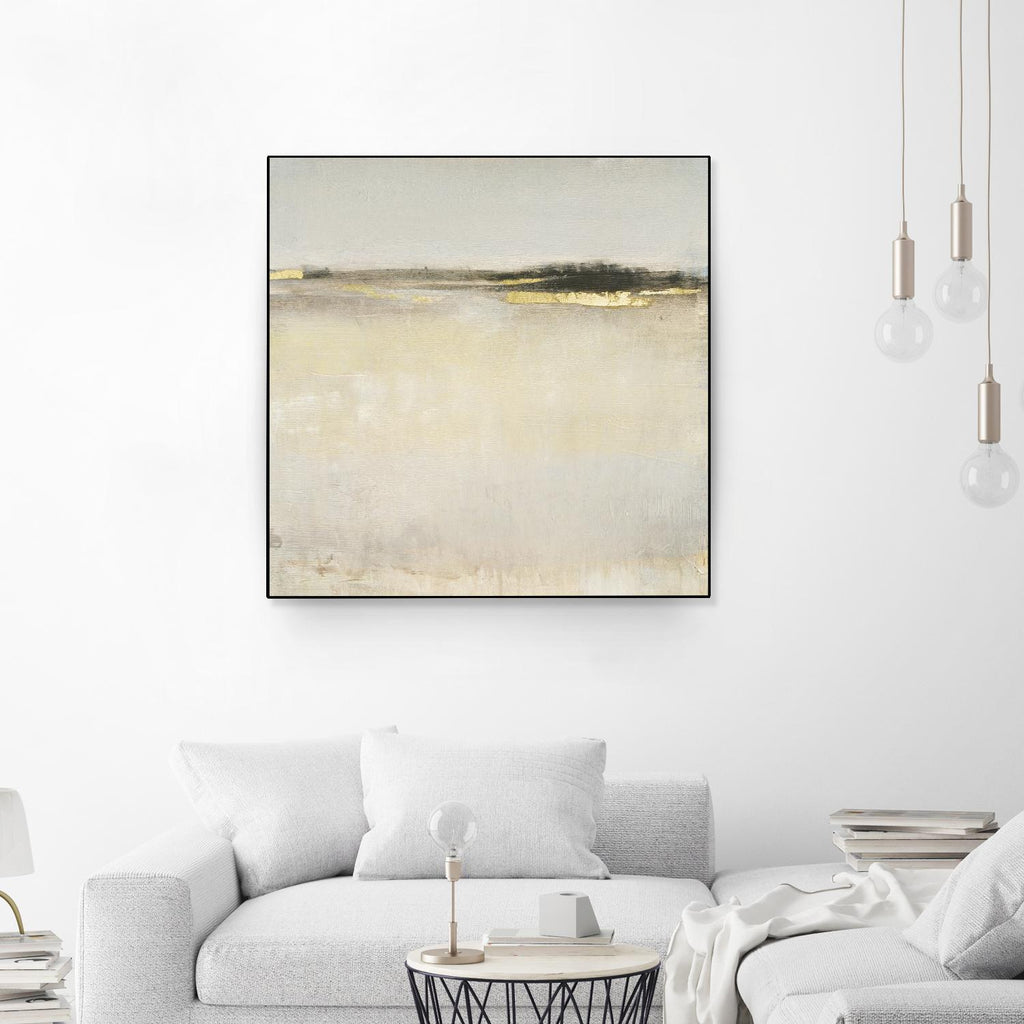 Embellished Subtle Scape I by Tim O'Tool on GIANT ART - gold abstract