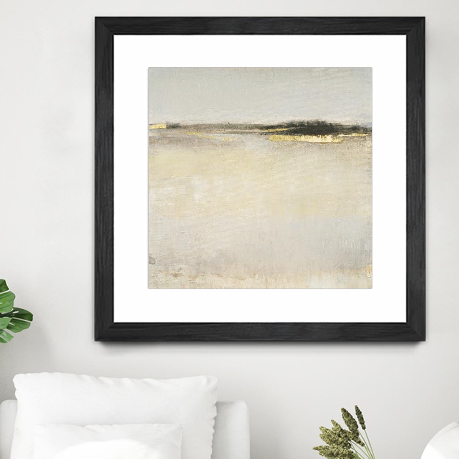 Embellished Subtle Scape I by Tim O'Tool on GIANT ART - gold abstract