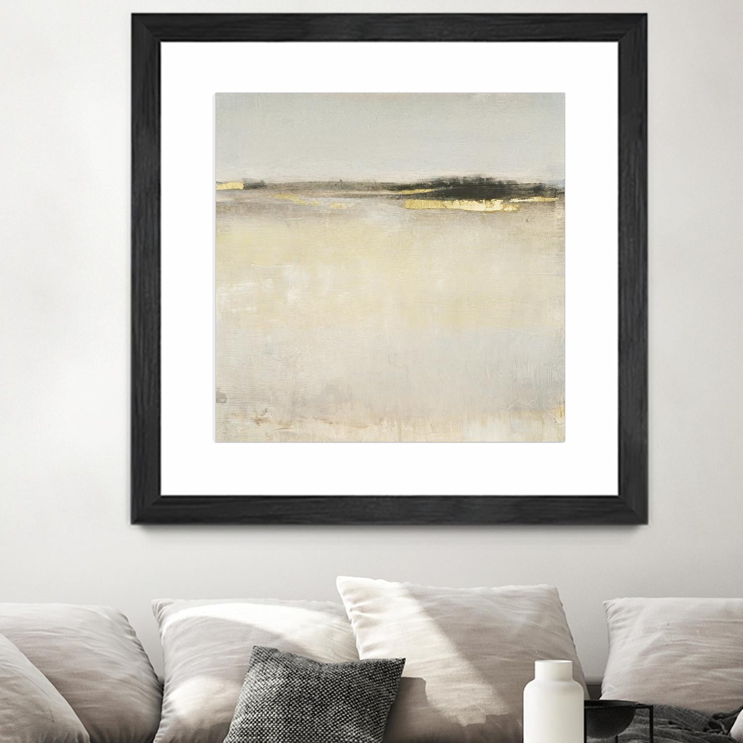 Embellished Subtle Scape I by Tim O'Tool on GIANT ART - gold abstract